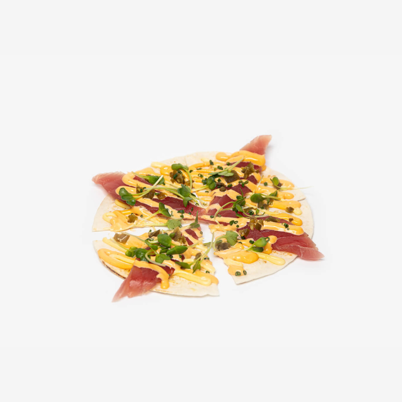 Maguro Sashimi Pizza